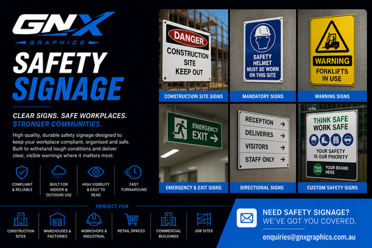 Statutory Signage – From $20